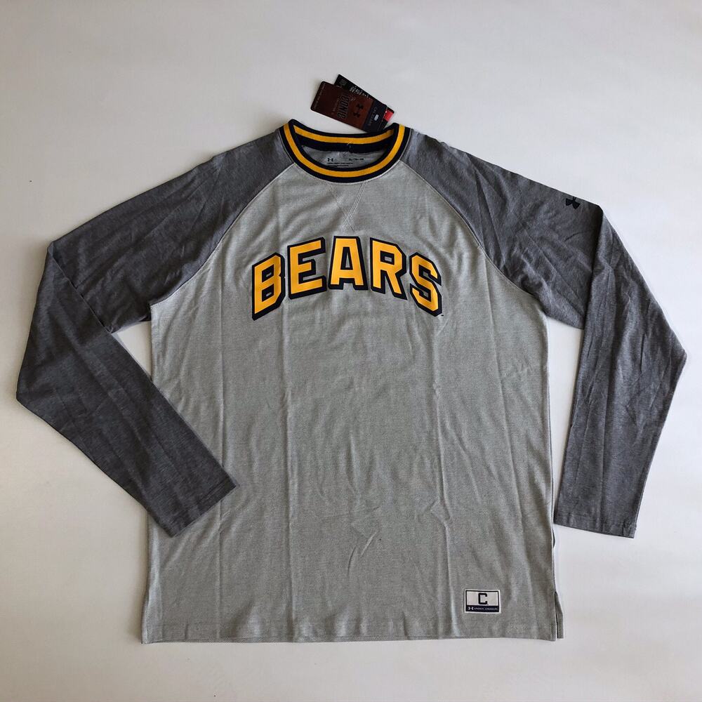 Under Armour Men’s CAL Bears Collection 17’LS Gray Sweatshirt 1342474-104 Sz XL